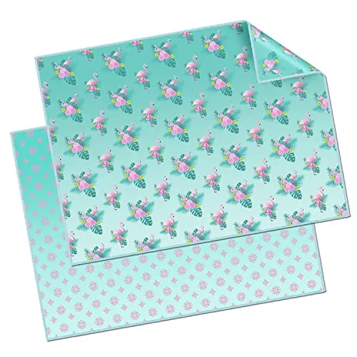 Brillenputztücher mit Motivdruck in verschiedenen Kombinationen (Flamingo, 2er Pack 30 x 40 cm)