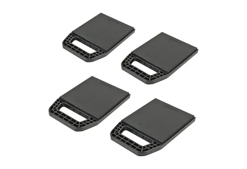 Stützplatten stapelbar für Wohnwagen und Caravan – 4er Set - Dieses Set aus 4 stabilen Stützplatten sorgt für sicheren Halt und verhindert das Einsinken der Wohnwagenstützfüße. Ideal für Wohnmobile und Anhänger, aus robustem Kunststoff für lange Haltbarkeit.