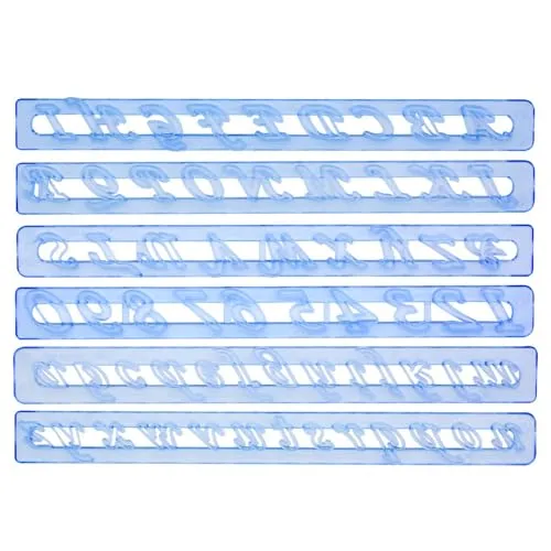 Fmm Zahlen, Klein und Großbuchstaben Set, Kursiv