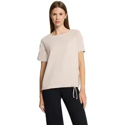 Betty Barclay Damen Blusenshirt mit Tunnelzug - Blusen, figurumspielendes Design mit U-Boot-Ausschnitt und praktischem Bindeband, ideal für einen modernen Casual-Look.