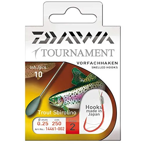 Daiwa Tournament Weissfischhaken Gr. 10 Sbirolinohaken von DAIWA