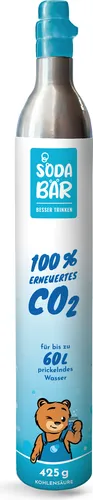 CO2-Zylinder für SodaStream 425g (60 l) mit Premium Füllung aus Deutschland