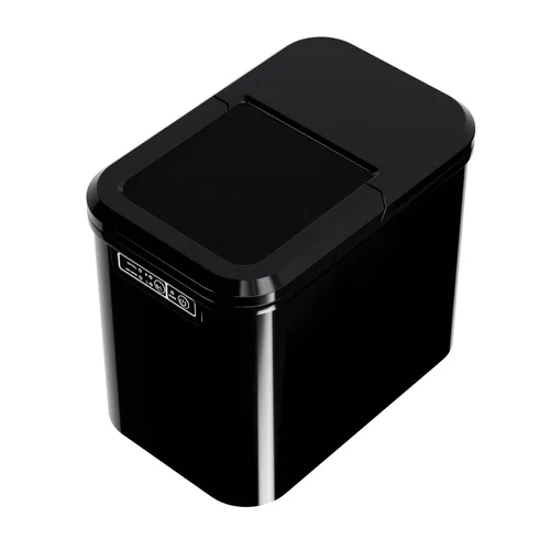 TroniTechnik Eiswürfelmaschine - 12kg/24h, selbstreinigend - Eiswürfelmaschine für 12kg Eis pro Tag, 2,2 Liter Wassertank, 2 Größen, ideal für Partys und Erfrischungen, mit Selbstreinigungsfunktion