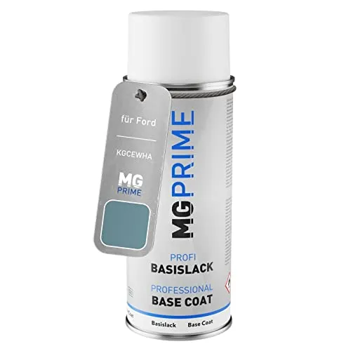 MG PRIME Autolack Spraydose für Ford KGCEWHA / PN4GU0 / X Urban Teal Metallic/Zyan Blau Metallic Basislack Sprühdose 400ml