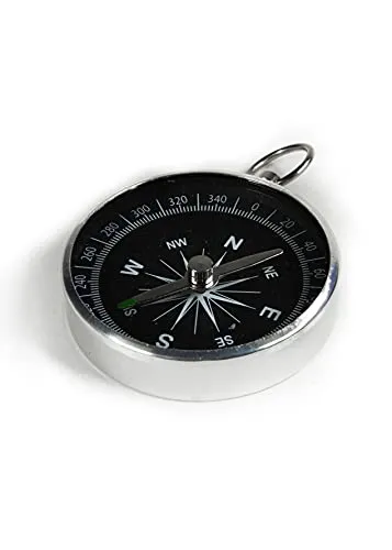 Campfrei Taschenkompass Classic mit 360° Teilung 13g Aluminium