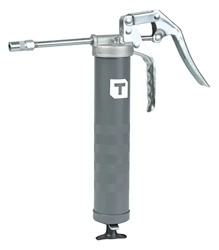 Tecalemit 011681041 Einhandhebelpresse Eco mit Düsenrohr und Greifkupplung, Grey, 150 mm