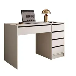 Lookway Schminktisch MADA MATT - Universeller Schreibtisch mit Schubladen in Kashmir - Schminktische mit grifflosen Schubladen, ideal für modernes Wohnen und optimalen Stauraum, Made in Europe.