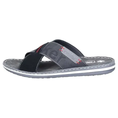 Rieker Pantolette Schwarz 45 EU – Komfort und Stil in schwarz von Rieker