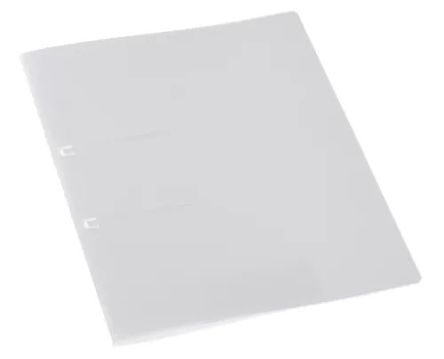 Strip-/Schlaufenhefter, weiß-transparent 10 Stück - Fächer- & Ordnungsmappen, dokumentenecht mit 2 Strips für Standard 80mm Lochung - ideal zur übersichtlichen Ablage.