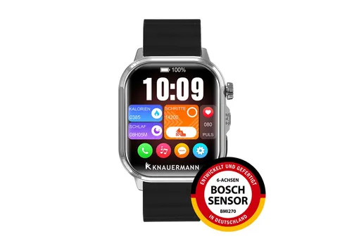 Knauermann PRO 4 Ultra Smartwatch mit GPS und Fitness-Funktionen
