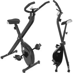 Klappbarer Fahrradttrainer 9643: Fitnessfahrrad mit Trainingscomputer