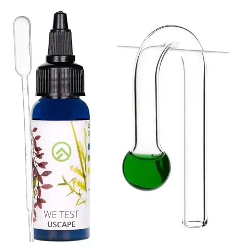 USCAPE CO2 Dauertest HangOn inkl. Testflüssigkeit Set (Dauertest HangOn M + 20mg/L Testflüssigkeit)