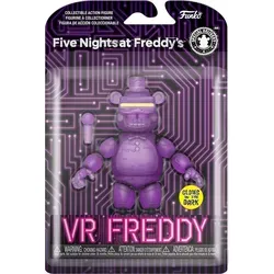 Funko Five Nights at Freddy's VR Freddy Figur - Action-Figur VR Freddy aus Five Nights at Freddy's, leuchtend im Dunkeln, ideal für Fans von 8-11 Jahren, bringt spannende Abenteuer ins Kinderzimmer.