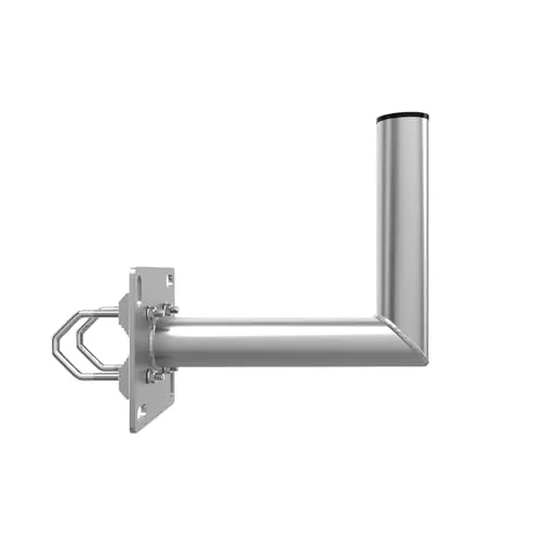 Premium X 25cm Balkon-Ausleger Aluminium Geländer-Halterung für Satelliten-Schüssel - Halterungen für Satellitenschüsseln - Hochwertige und witterungsbeständige Aluminium-Masthalterung für stabile und sichere Montage Ihrer SAT-Anlage.