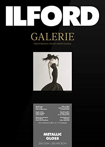 ILFORD GALERIE Metallic Gloss 260gsm A4 - 210mm x 297mm 25 Blatt