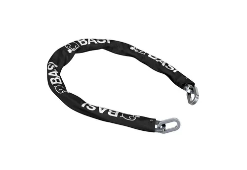 BASI Kabelbinder Stahlkette zur Sicherung von Zweirädern, Tore etc. (Spar-Set) 10 mm Stahlglieder, kombinierbar mit Vorhangschlösser, Ummantelung