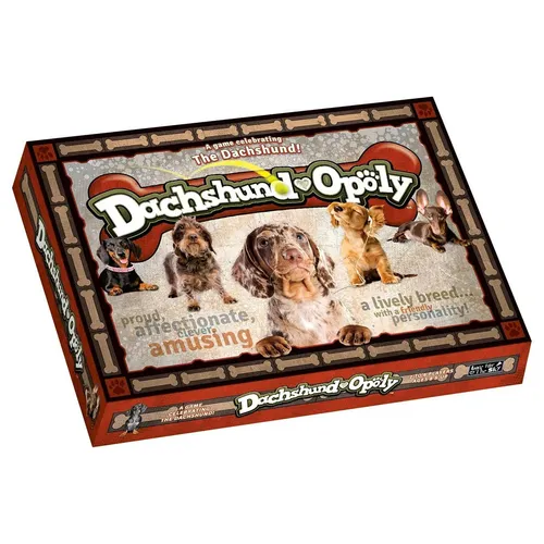 Dackel Opoly Brettspiel Für Hundeliebhaber Familienspaß Ab 8 Jahren