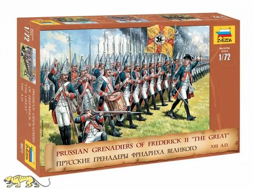 Zvezda 8071 Preussische Grenadiere Friedrich des Großen - XIII. Jahrhundert-1:72