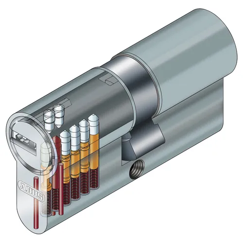 ABUS EC550NP Profilzylinder EC550 NP, Lg 40/60mm von ABUS