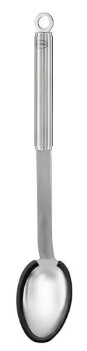 RÖSLE Gießlöffel Silikon: Hochwertiger Saucenlöffel mit Silikonrand - Schöpflöffel & Schöpfkellen: Ideal zum Übergießen und Portionieren von Speisen, temperaturbeständig bis 220 °C und schont Antihaftbeschichtungen.