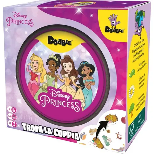 Asmodée 8254 - ASMODEE - Dobble Disney Princess (Eco-Sleeve) (Italienisch) (94124)