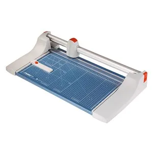 DAHLE Rollenschneider 442 - Präzise Papierschneidemaschine - Papierschneidemaschinen für DIN A3-Formate, scharfes und langlebiges Messer für bis zu 35 Blatt, rutschfester Metalltisch für präzise Schnitte.