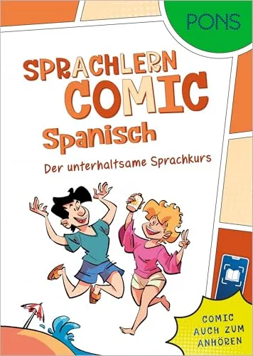PONS Sprachlern-Comic Spanisch: Der unterhaltsame Sprachkurs - mit Hörbuch in der Scan2Learn-App