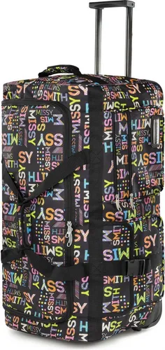 normani Reisetasche Reisetasche mit 3 Rollen 80 Liter, Trolley mit leichtläufigen Rollen