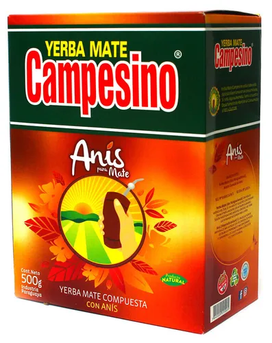 paraguayan Yerba Mate Tee - Campesino Anís - 500g elaborada con palo 0.5kg