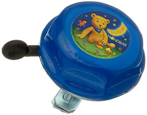 Bike Fashion Kinder Der Mondbär Fahrradglocke, blau, 5 x 5 x 5 cm