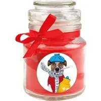 HS Candle Duftkerze & Bonbon Glas Genesung Rot Rose