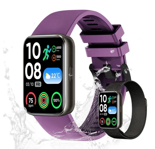 Valdus Herren's Telefonfunktion IP68/1ATM Wasserdicht Fitness-Tracke Smartwatch (1.75 Zoll, Android/iOS), Luxuriöse Fitnessuhr mit SpO₂, Stressanalyse & über 120 Sportmodi