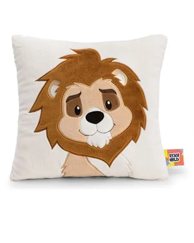 NICI Kissen Löwe King Kimari 30x30cm in braun von NICI