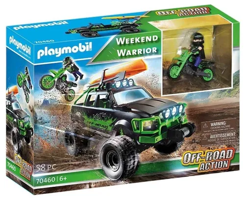 PLAYMOBIL 70460 Weekend Warrior Spielzeug - Abenteuer-Spielset für Kinder ab 5 Jahren, fördert Kreativität und Rollenspiel in der Freizeit.
