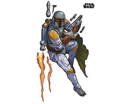 Wandtattoo Star Wars XXL Boba Fett 127 x 200 cm von Komar