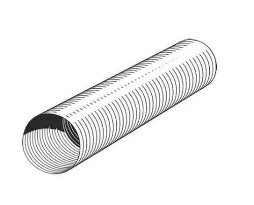 Alu-Flexrohr 150/2500, Ø 150mm, 250cm - Flexibel und langlebig - Leitungen - Hochwertiges Alu-Flexrohr, ideal für flexible Installationen und hohe Temperaturbeständigkeit.