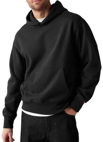 Levi's The Authentic Hoodie, Herren XXL, Schwarz - Herren-Sweatshirt von Levi's® mit lässigem relaxed fit. Weiche Sweat-Qualität und praktische Kapuze mit Kordelzug für optimalen Tragekomfort.