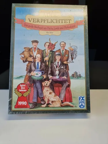 Adel verpflichtet FX Schmid Spiele von 1990 - Sonderpreis - Neu in Folie. RAR !