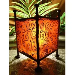 Orient Windlicht Budur Orange in orange von Marrakesch Orient & Mediterran Interior