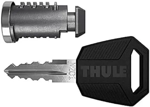 THULE Cylinder + Stahlschlüssel N203 für Erwachsene, Unisex, Mehrfarbig, Einheitsgröße