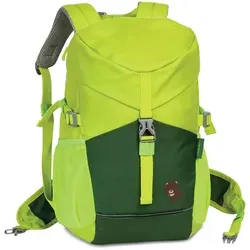 Fabrizio Outdoor-Kinderrucksack Bär - lime, Einheitsgröße, ideal für Kinder ab 3 Jahren, perfekt für Abenteuer im Freien