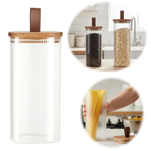Exklusive Vorratsdosen aus Glas mit Deckel Vorratsglas Luftdicht Küche Organizer
