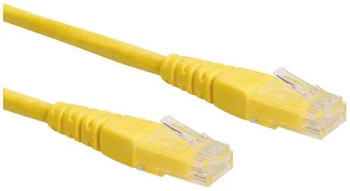 Roline 21.15.1562 RJ45 Patchkabel CAT 6 U/UTP 5.00m Gelb 1St.