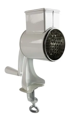 Kartoffelreibe  Reibemaschine mit 1 Trommel und Schraubzwinge