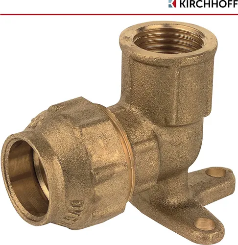 KIRCHHOFF Wandscheibe, Messing, 20 mm x 1/2