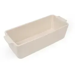 PEUGEOT Rechteckige Kuchenform aus Keramik - 31 cm x 26 cm - Spezielle Brot- & Brotlaibformen mit 2 L Fassungsvermögen, spülmaschinengeeignet und 10 Jahre Garantie für langlebigen Genuss.