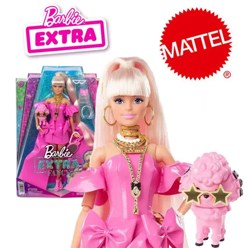 Barbie EXTRA FANCY PINK mit pinkem Hündchen HHN12 - NEU / OVP - VERSIEGELT