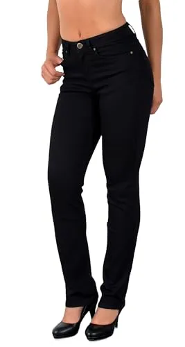 ESRA Damen Straight Fit Jeanshose - Hochwertige Stretch Jeans für Damen - Die ESRA Straight Fit Jeanshose bietet höchsten Tragekomfort dank elastischem Material und geradem Schnitt. Ideal für den Alltag in verschiedenen Farben und Größen bis 54. Strapazierfähig und formstabil für jeden Anlass.