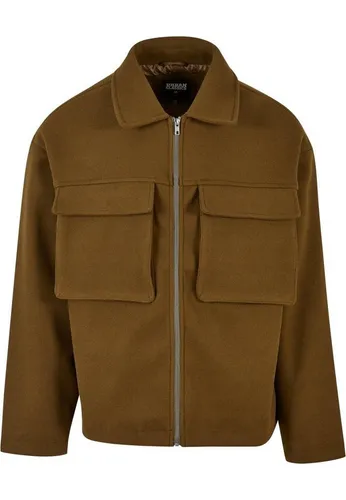 Urban Classics Big Pocket Blouson Männer Übergangsjacke oliv XL - Funktionsjacken mit normalem Schnitt, intensiver Farbe und langlebigem Material – ideal für trendbewusste Looks in der Übergangszeit!