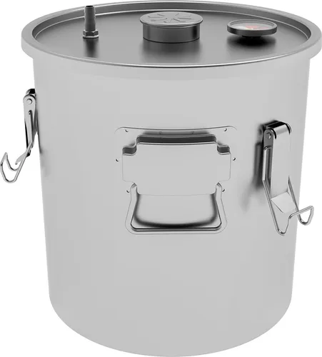 Räucherofen im Topf 18 L - Heimräucherofen für Gasherde - Praktischer Räucherofen mit 18 L Volumen, leicht zu reinigen und ideal für Gasherde, perfekt für schmackhafte Räuchergerichte.